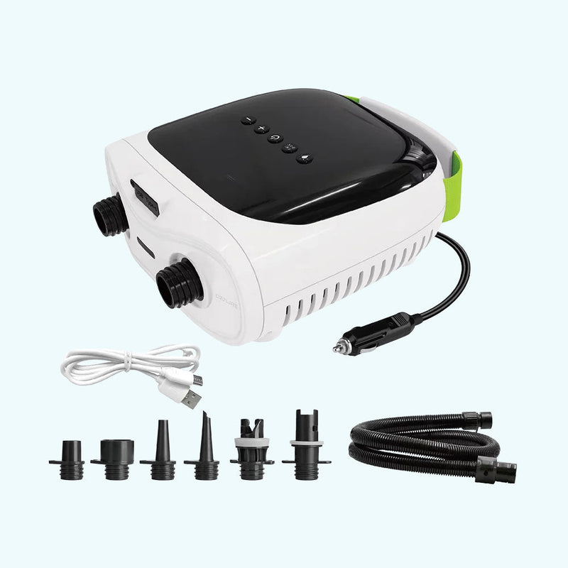 Stermay HT-737 Plus - Trådlös elektrisk SUP-pump med batteri (20 PSI)